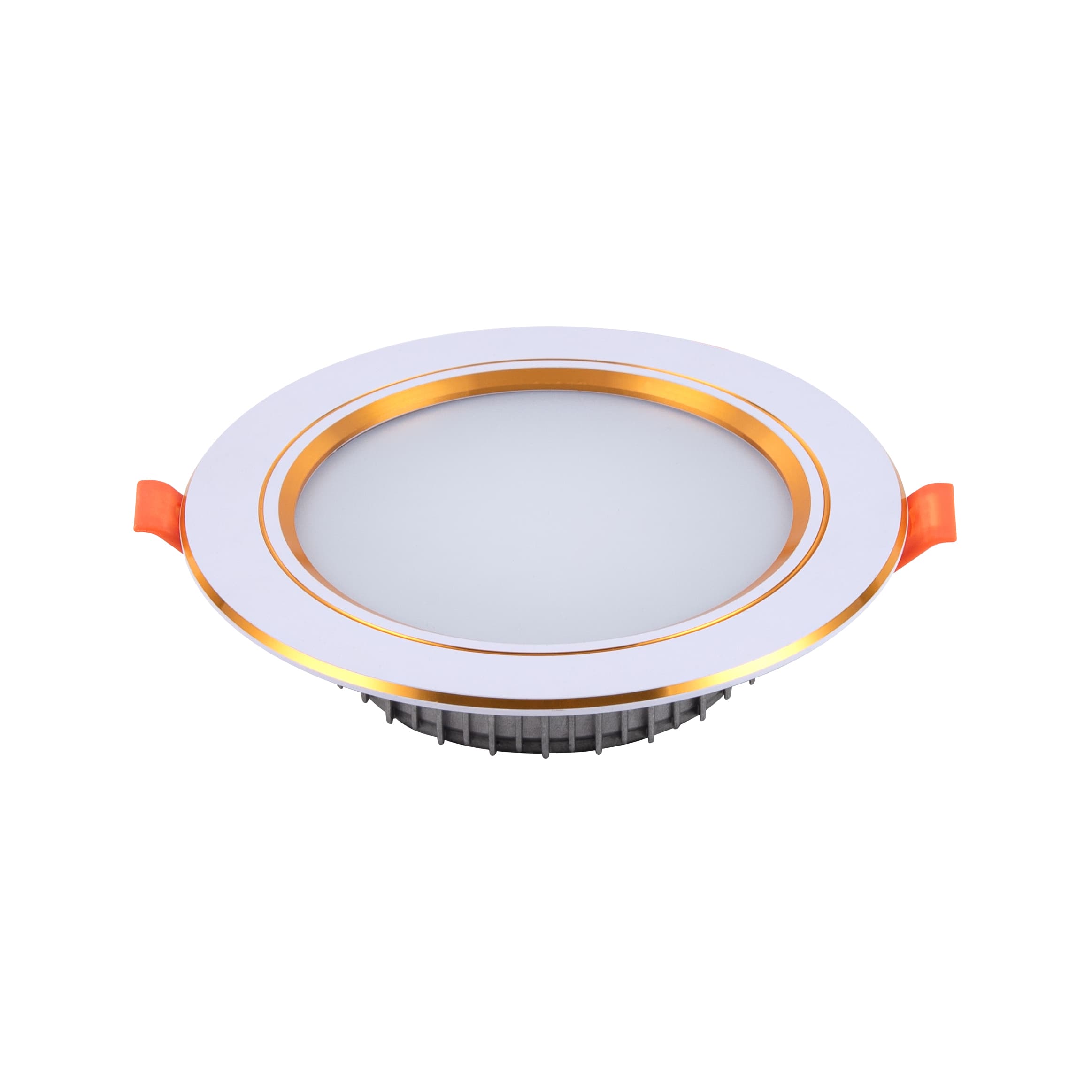 7W модерна простота кръгло злато LED вдлъбнато осветление таван надолу прожектори