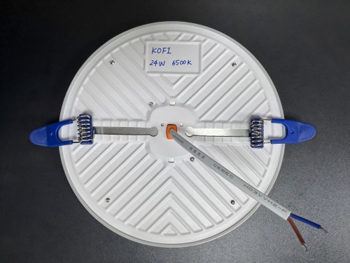 9/24/36W вградена DOB панелна лампа без рамка, желязо+стр