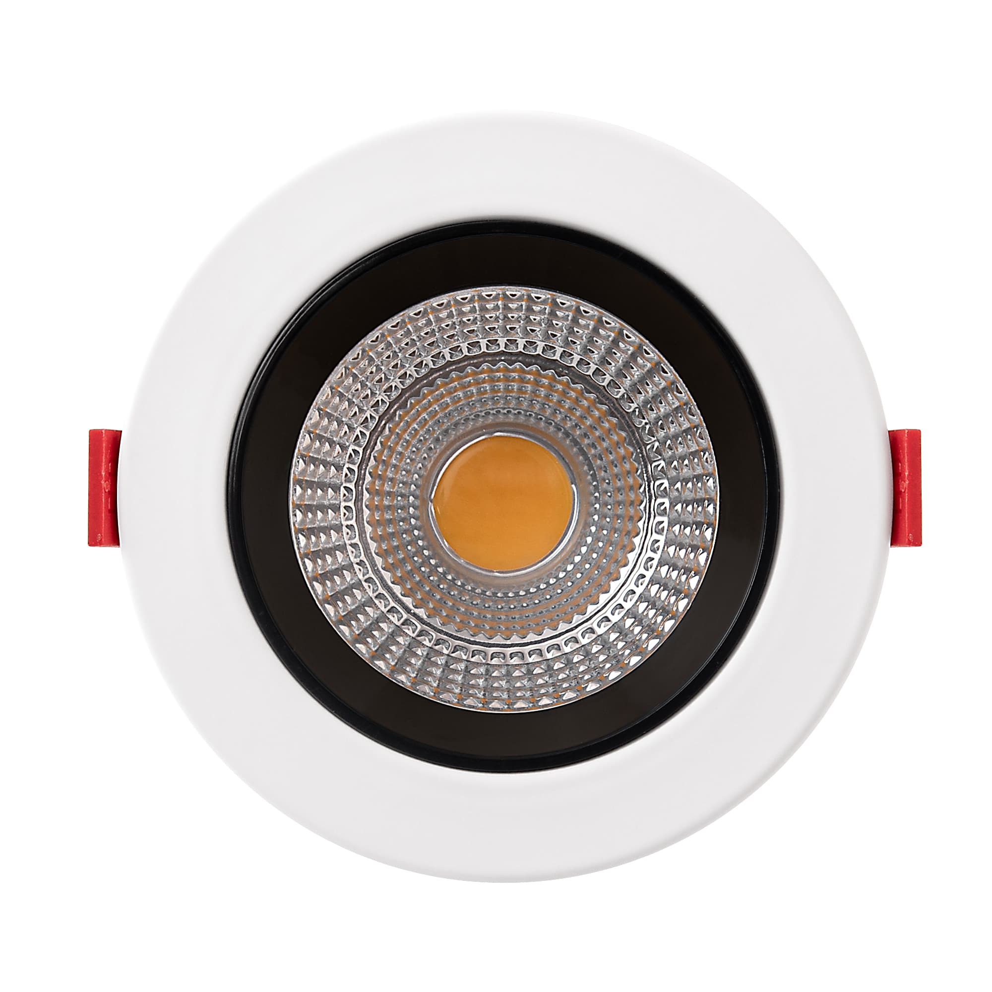 Кръгла форма за вграждане LED DCOB Downlight Fe